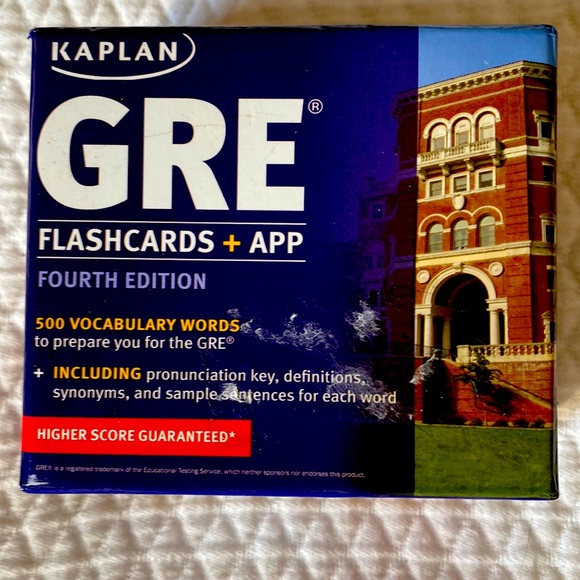 GRE Kaplan flash cards fourth edition - Picture 1 of 4
